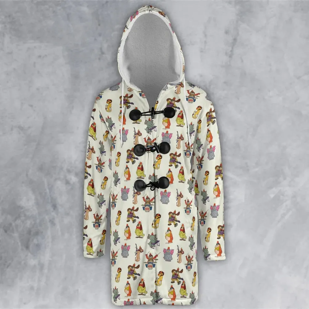 Snorky Fleegle Drooper Bingo The Banana Splits Hooded Cloak Coat - 2