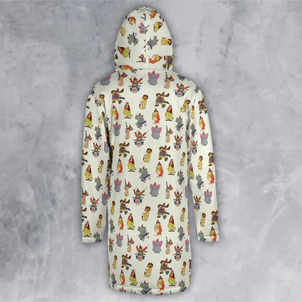 Snorky Fleegle Drooper Bingo The Banana Splits Hooded Cloak Coat - 3