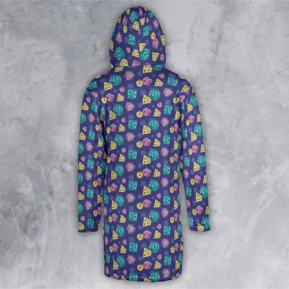 Pixel Dice DnD Hooded Cloak Coat - 3