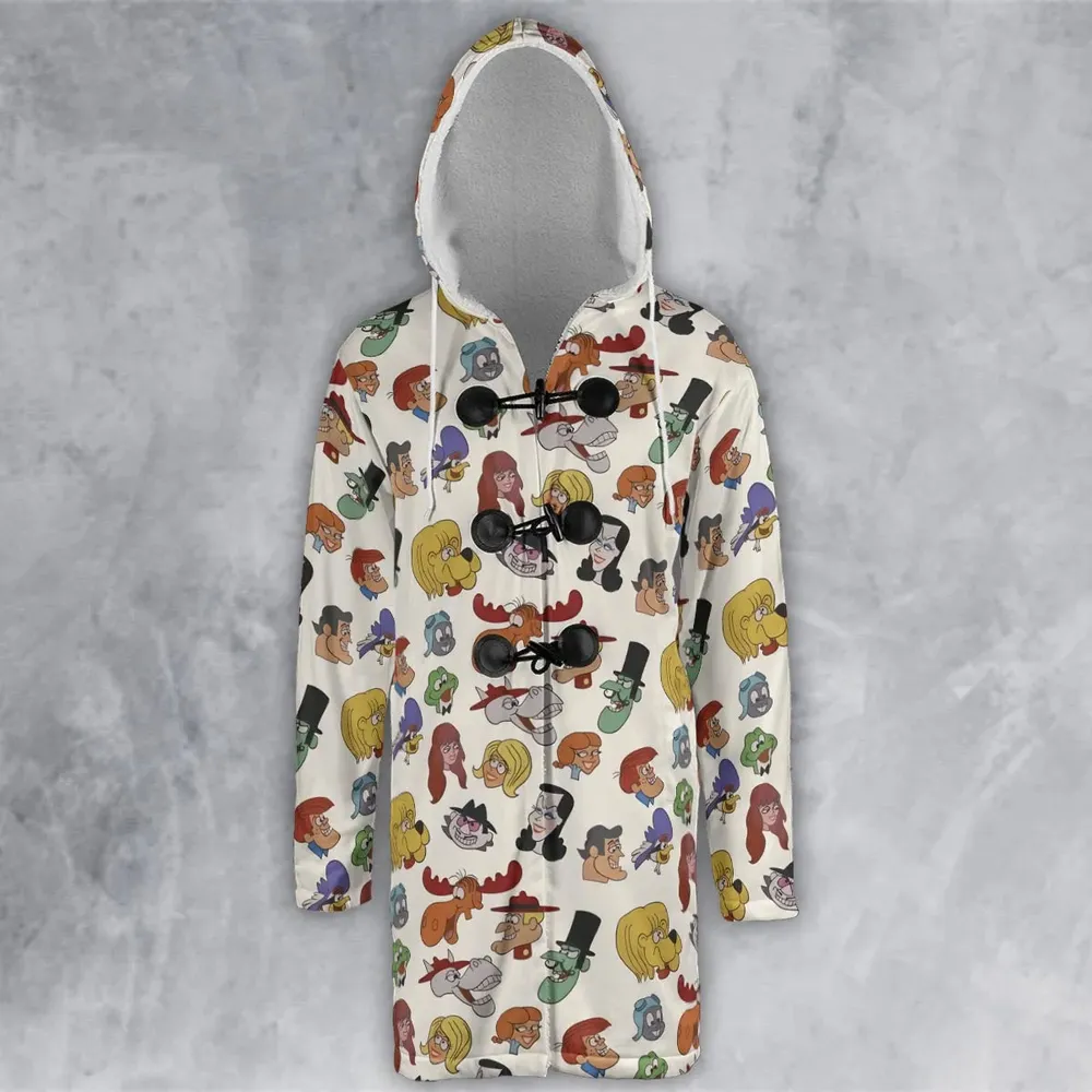 Memory of Jay Ward Hooded Cloak Coat - 2