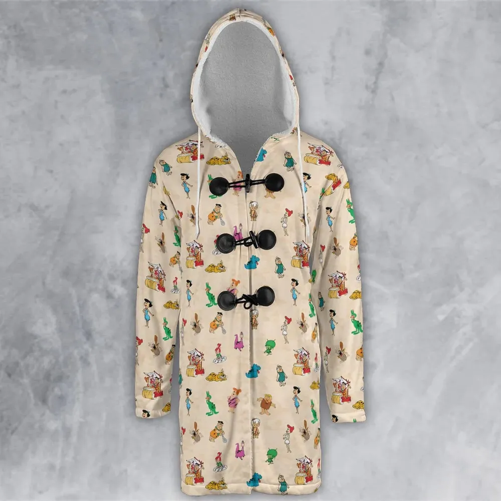 Bedrock The Flintstones Hooded Cloak Coat - 2