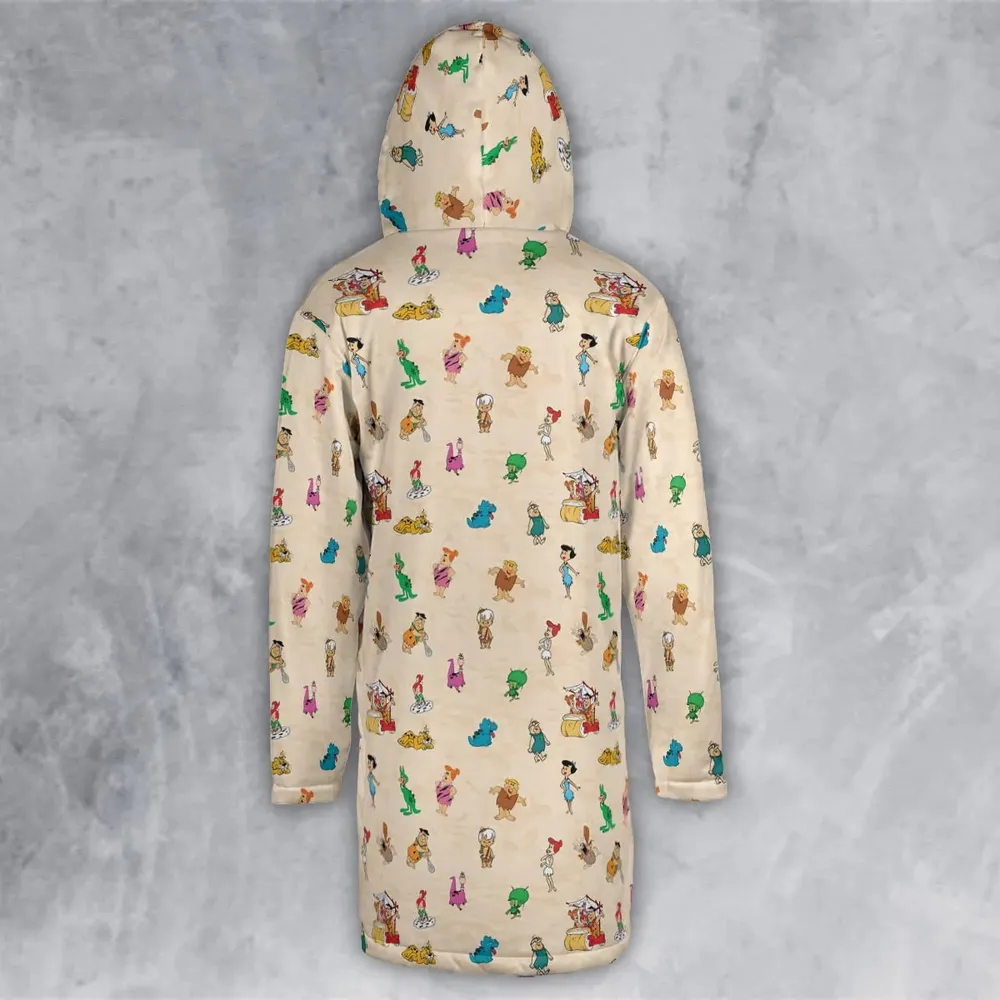 Bedrock The Flintstones Hooded Cloak Coat - 3