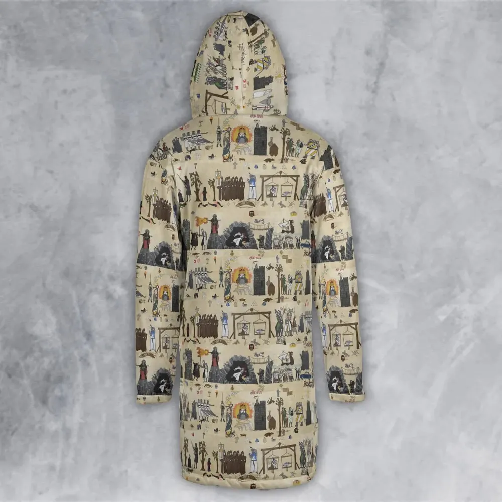 Bayeux Tapestry Monty Python Hooded Cloak Coat - 3
