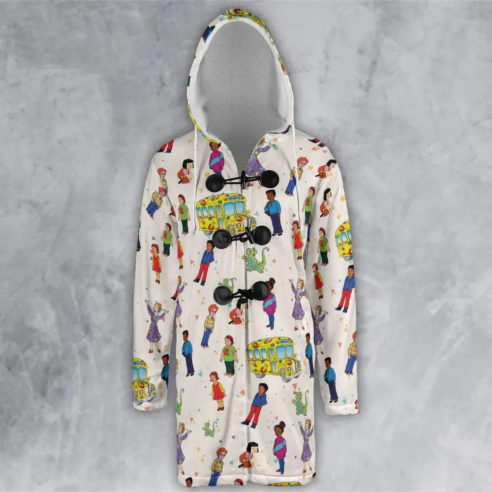 The Magic School Bus Characters Hooded Cloak Coat - 2