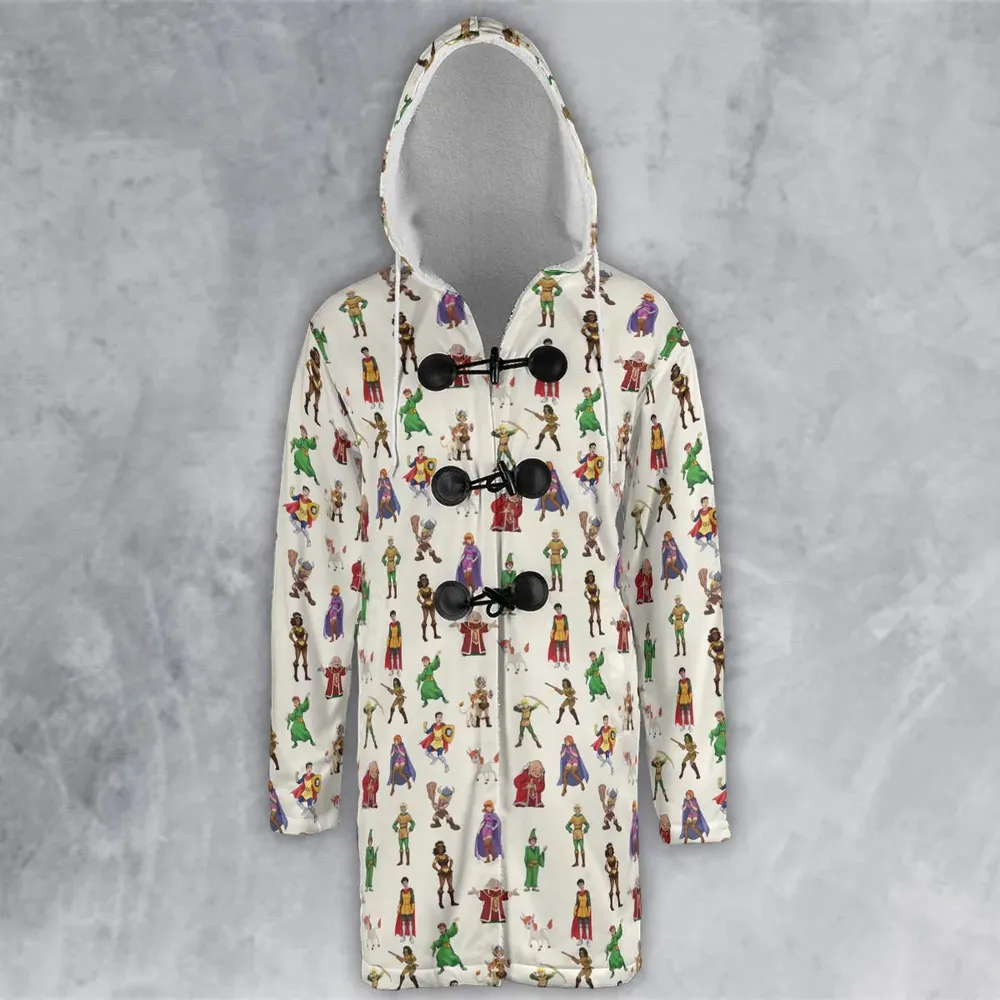Sheila Uni Eric Diana Bobby Hank DnD Hooded Cloak Coat - 2