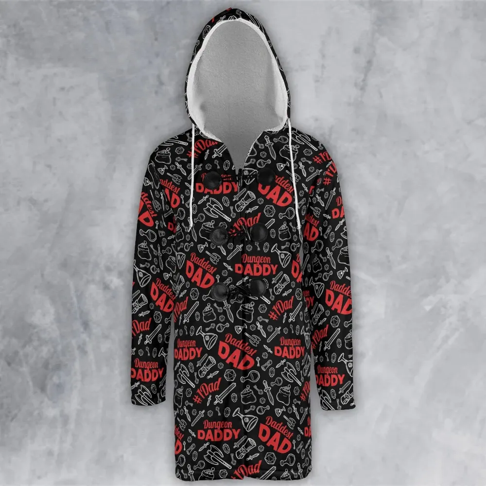 Dungeon Daddy DND Hooded Cloak Coat - 2