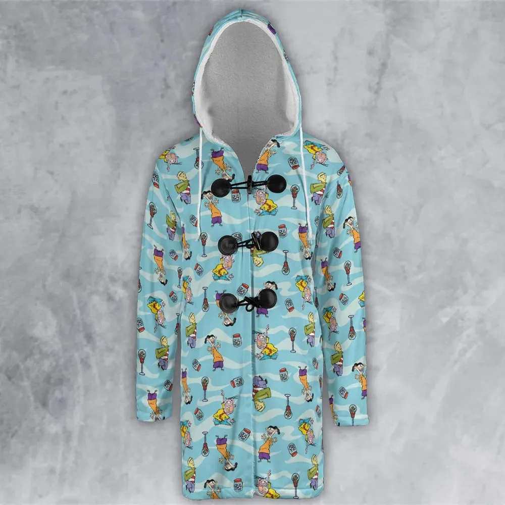 Quick Tips Regarding Ed, Edd, n Eddy Pattern Hooded Cloak Coat - 2