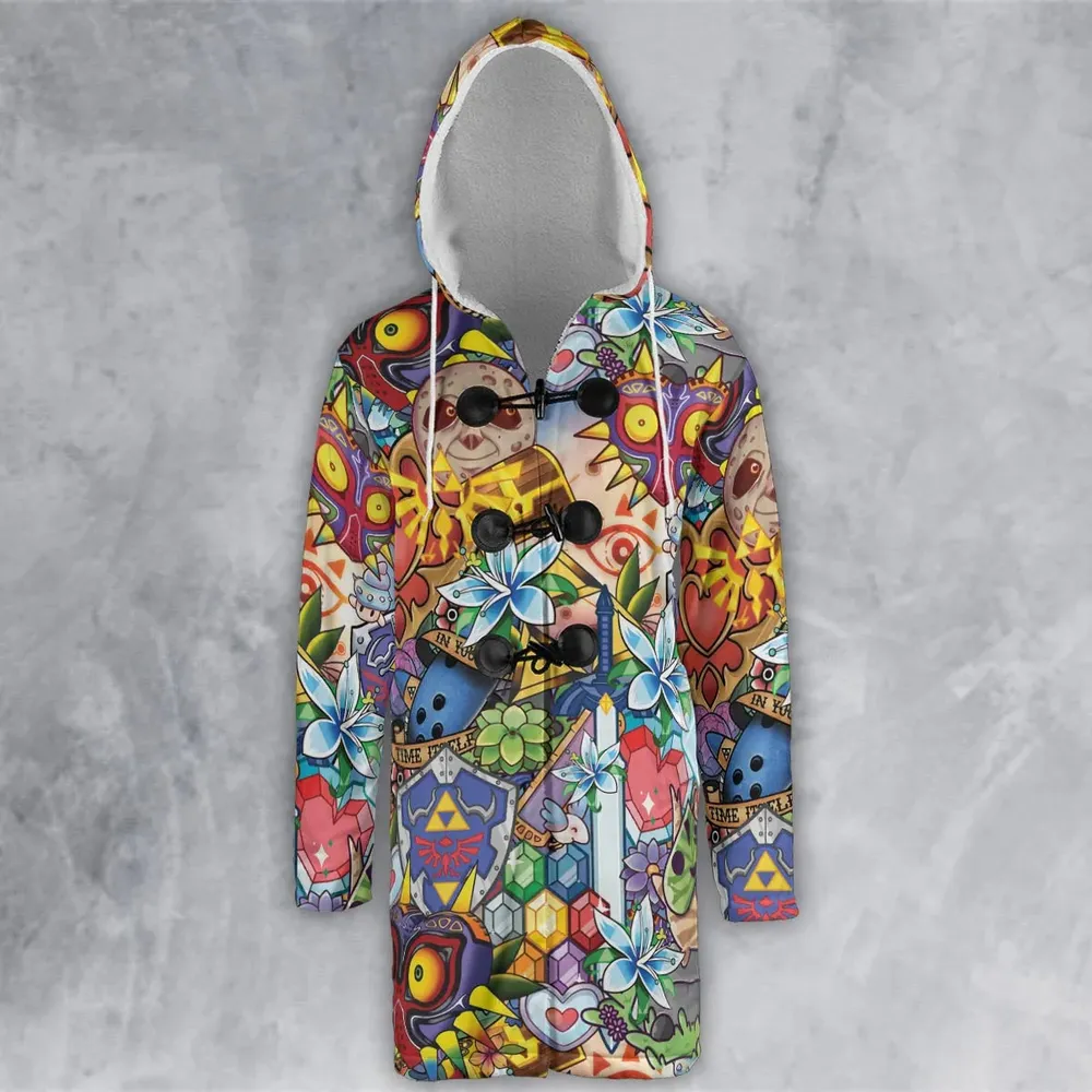 A Majora's Mask The Legend of Zelda Hooded Cloak Coat - 2