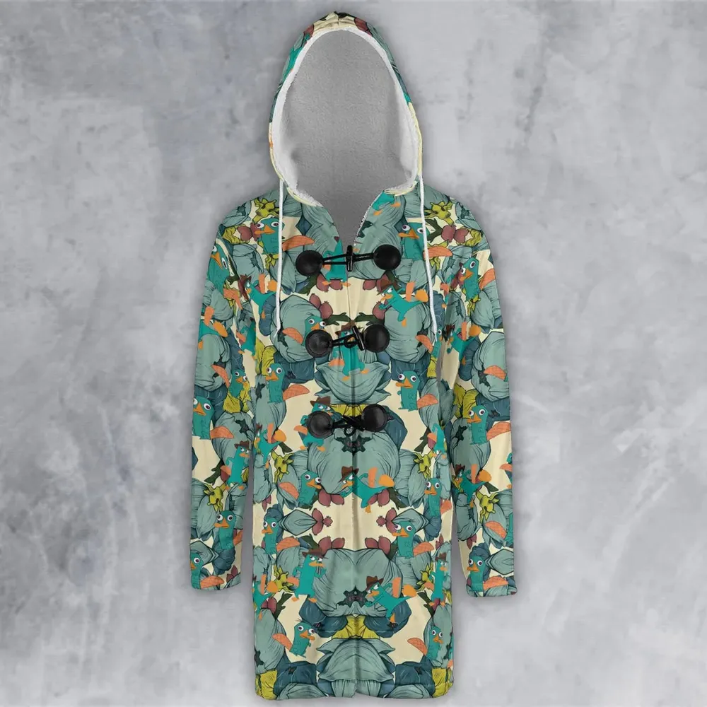 Perry The Platypus Phineas and Ferb Hooded Cloak Coat - 2