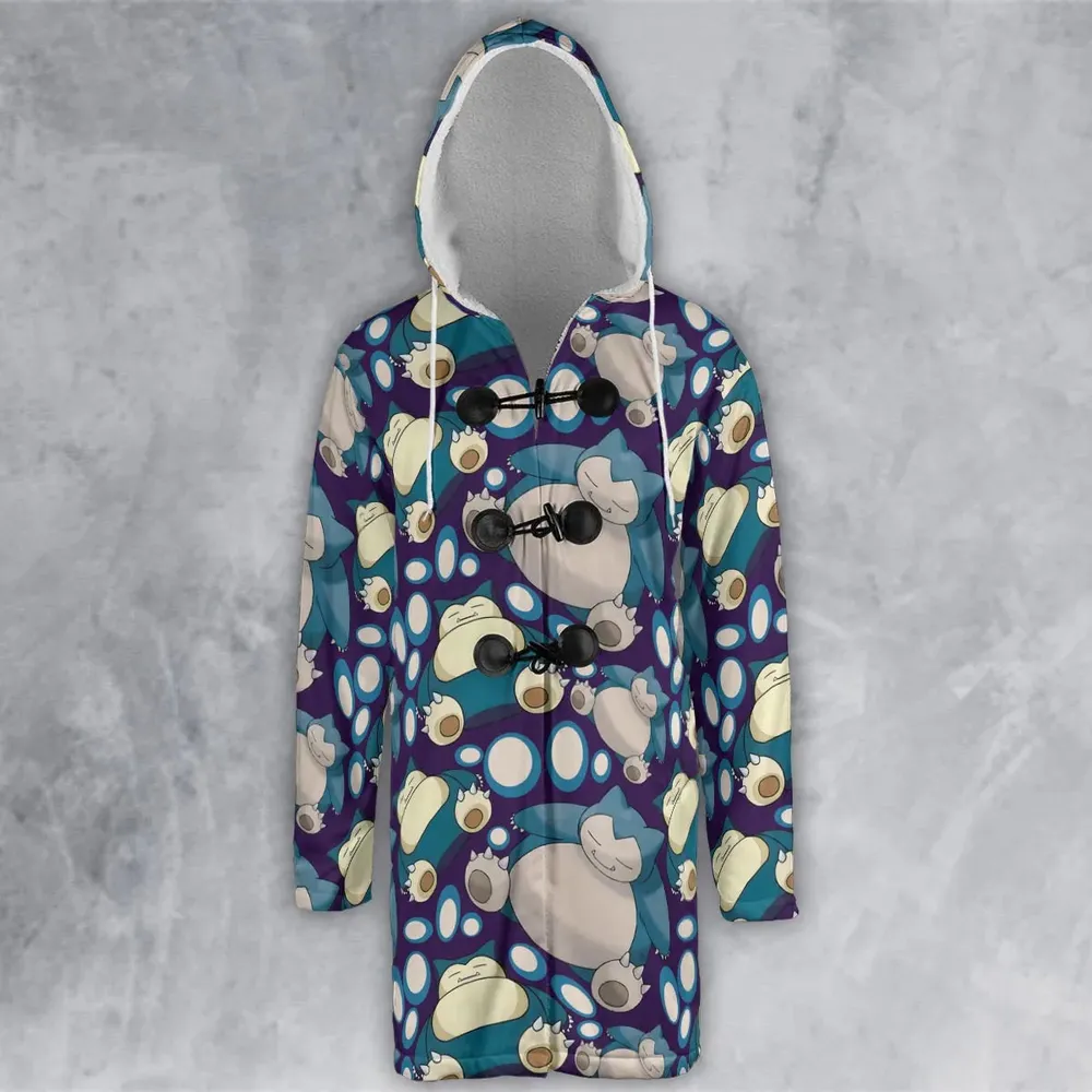 Snorlax Pokemon Hooded Cloak Coat - 2