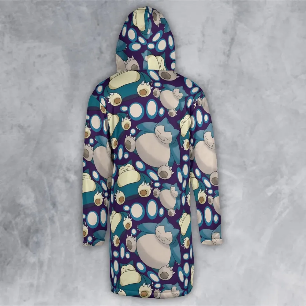 Snorlax Pokemon Hooded Cloak Coat - 3