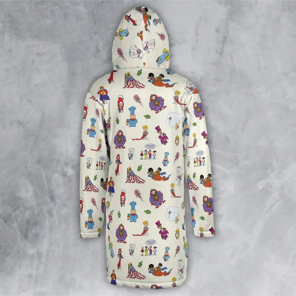 Schoolhouse Rock Characters Hooded Cloak Coat - 3