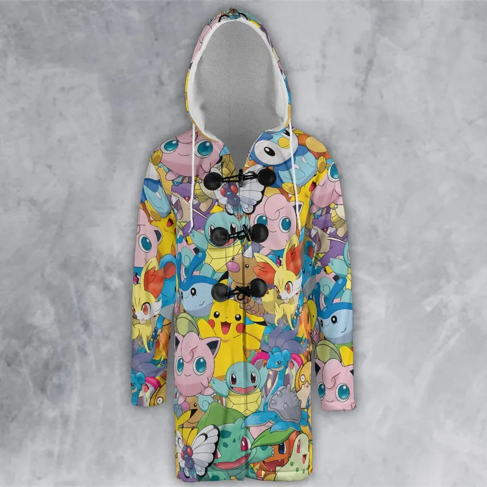 Magical Creatures Pokemon Hooded Cloak Coat - 2