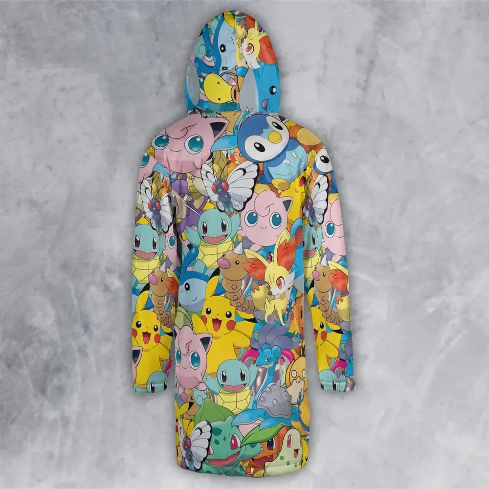 Magical Creatures Pokemon Hooded Cloak Coat - 3