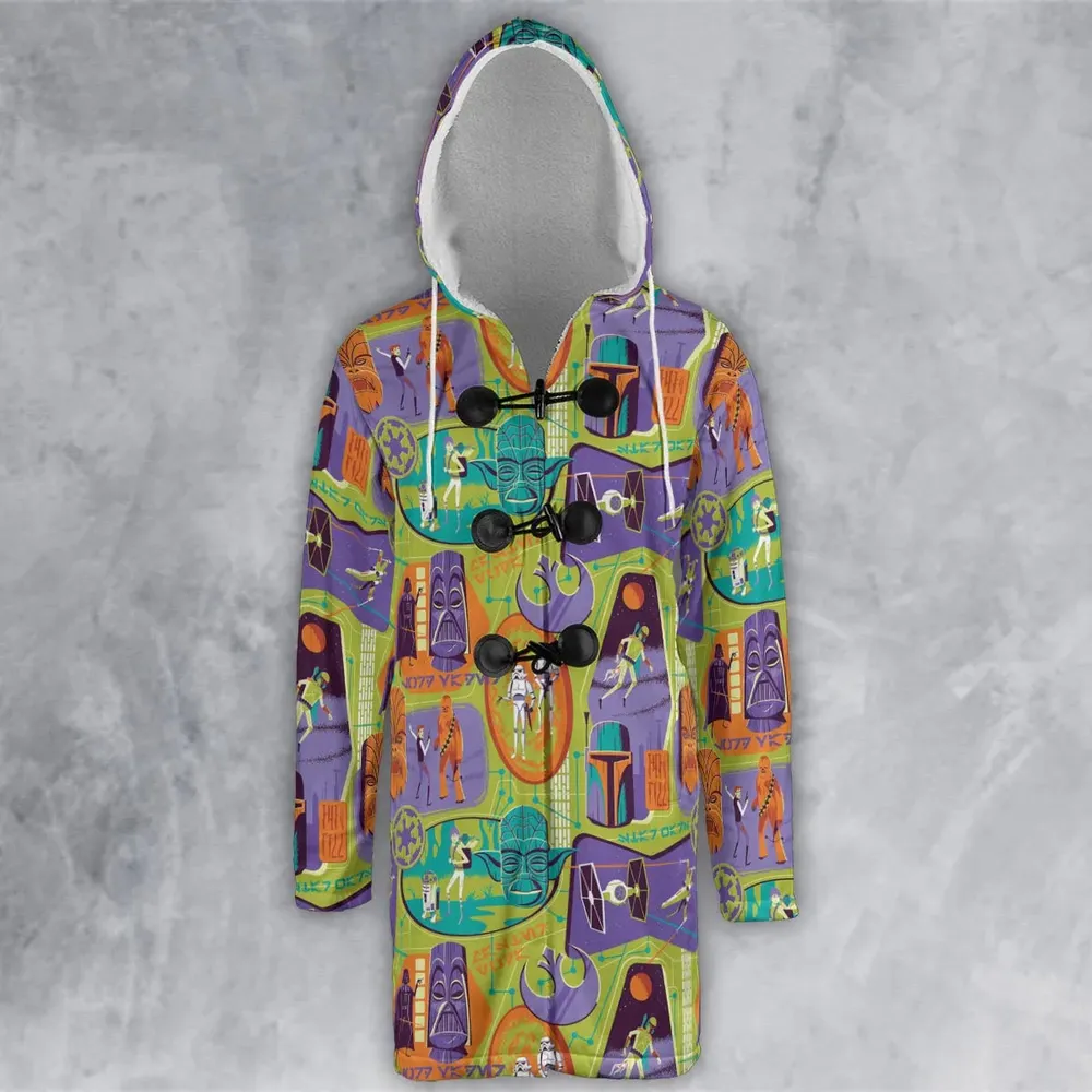 Summer Vibe Star Wars Hooded Cloak Coat - 2