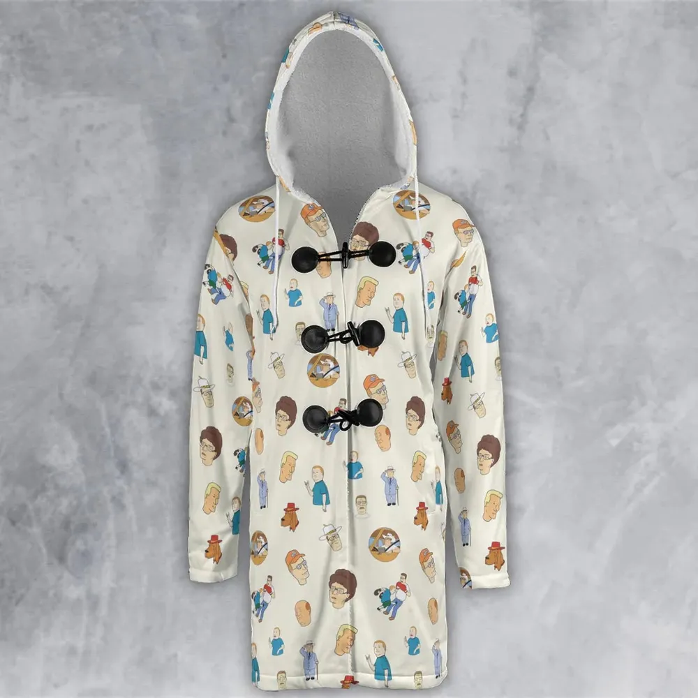 King Of The Hill Collection Hooded Cloak Coat - 2