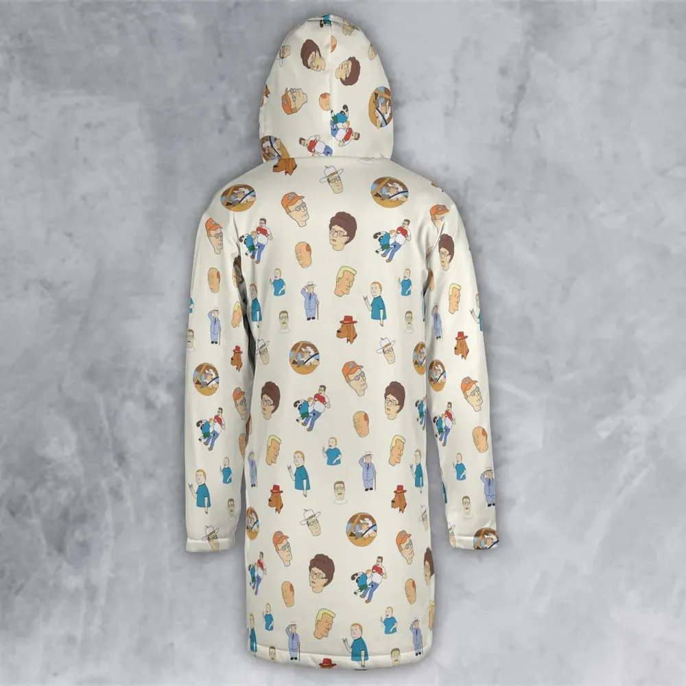 King Of The Hill Collection Hooded Cloak Coat - 3
