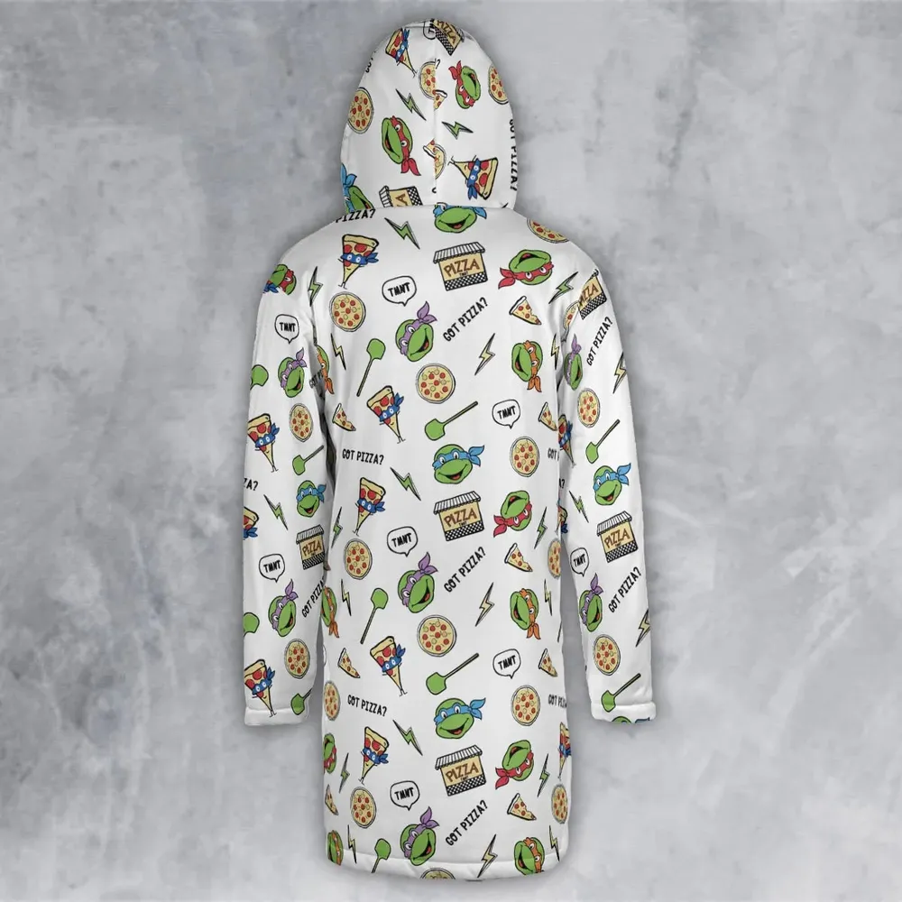 Got Pizza Teenage Mutant Ninja Turtles Hooded Cloak Coat - 3