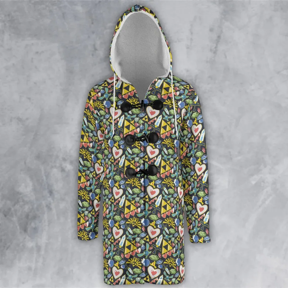 Zelda Theme Items Hooded Cloak Coat - 2