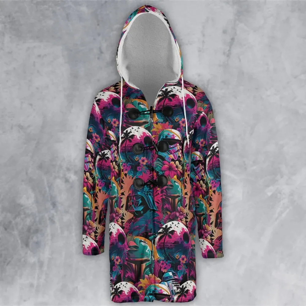 Star Wars Synthwave Hooded Cloak Coat - 2