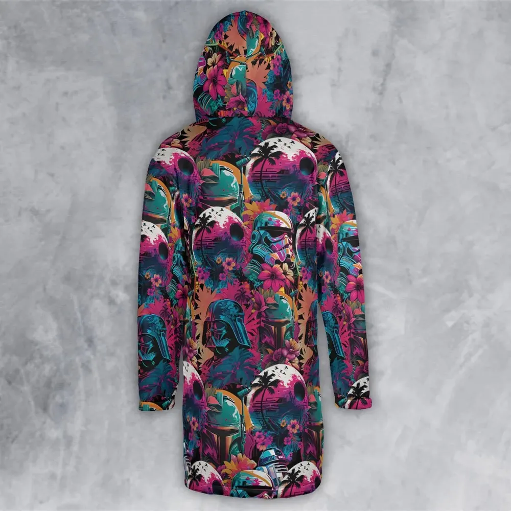 Star Wars Synthwave Hooded Cloak Coat - 3