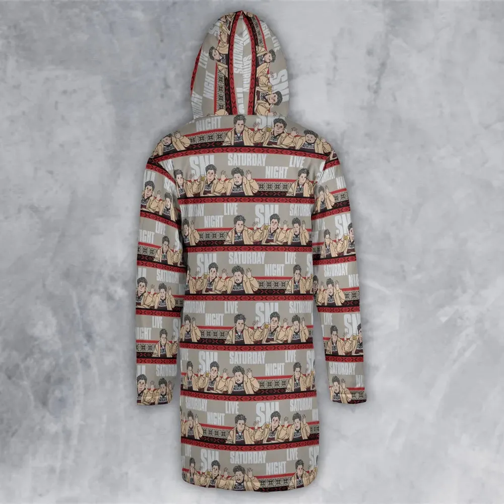 Drunk Uncle on the Holidays SNL Saturday Night Live Hooded Cloak Coat - 3