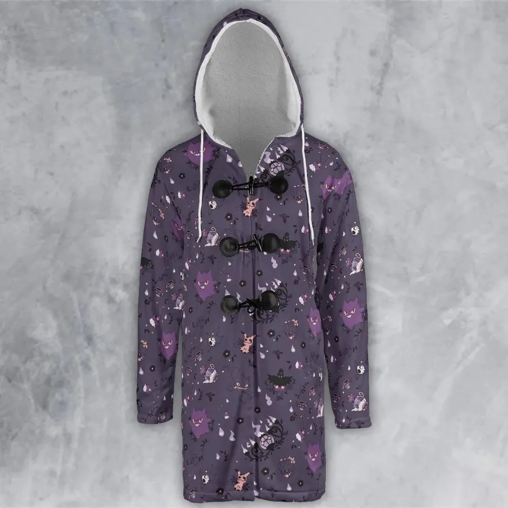 Pokemon Ghost-typen Gengar Banette Litwick Mismagius Hooded Cloak Coat - 2