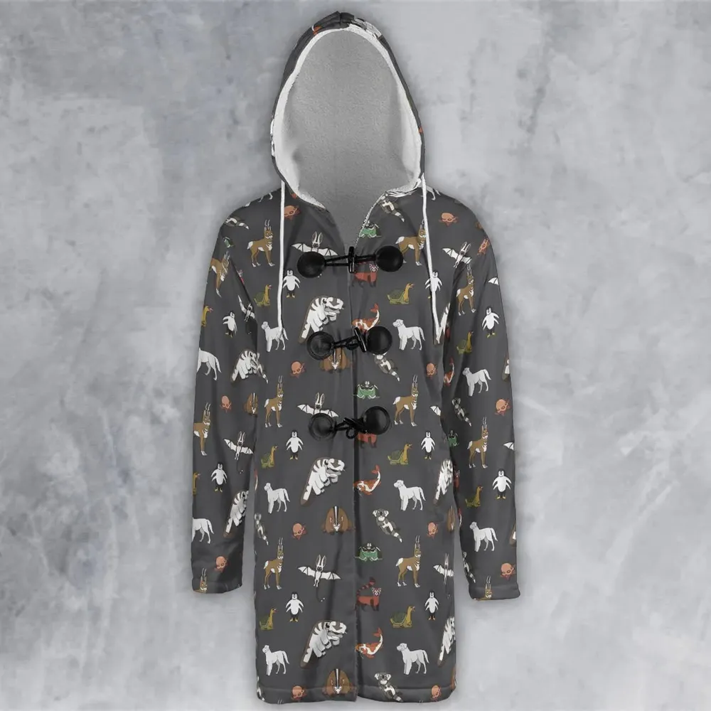 Menagerie Appa Sky Bison Momo Naga Pabu Avartar The Last Airbender Hooded Cloak Coat - 2