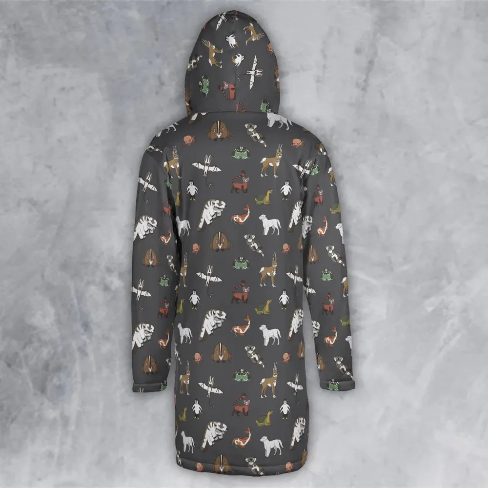Menagerie Appa Sky Bison Momo Naga Pabu Avartar The Last Airbender Hooded Cloak Coat - 3