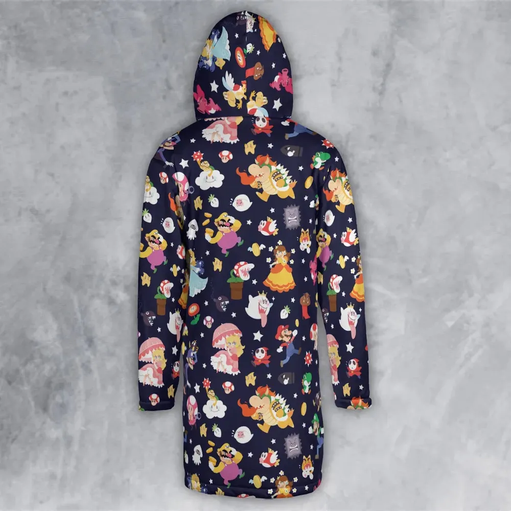 Mushroom Kingdom Super Mario Hooded Cloak Coat - 3