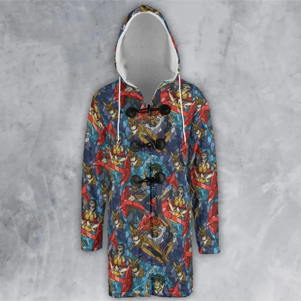 Spike Spiegel Faye Valentine Edward Wong Cowboy Bebop Hooded Cloak Coat - 2
