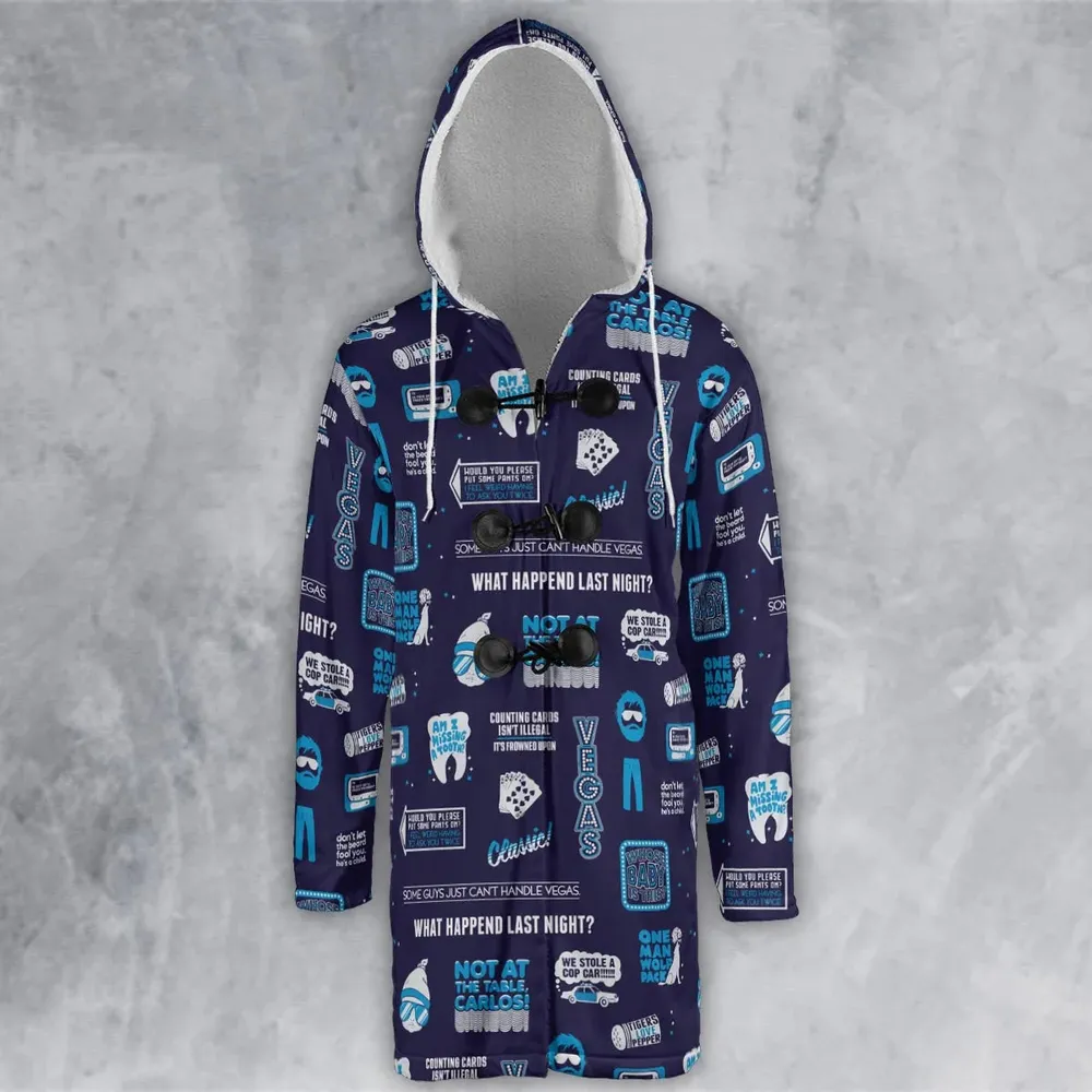 What Happened Last Night The Hangover Hooded Cloak Coat - 2