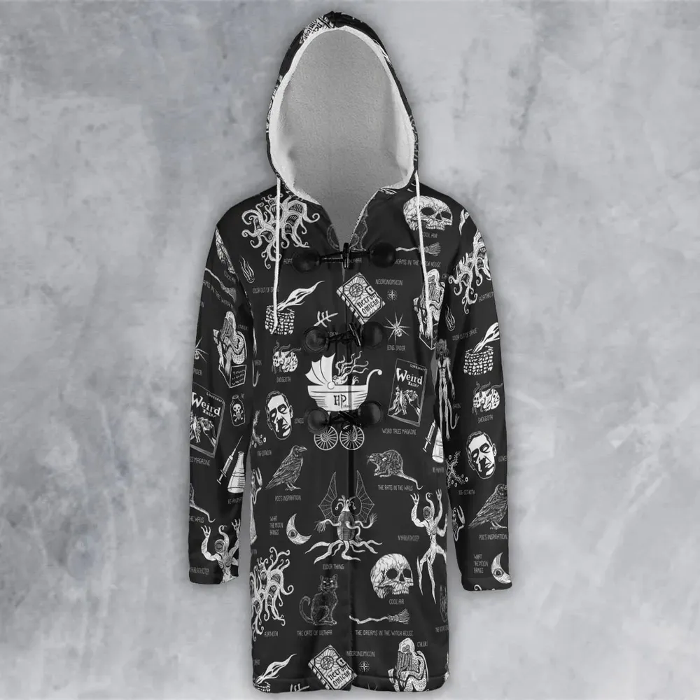 H.P. Lovecraft Monsters Hooded Cloak Coat - 2