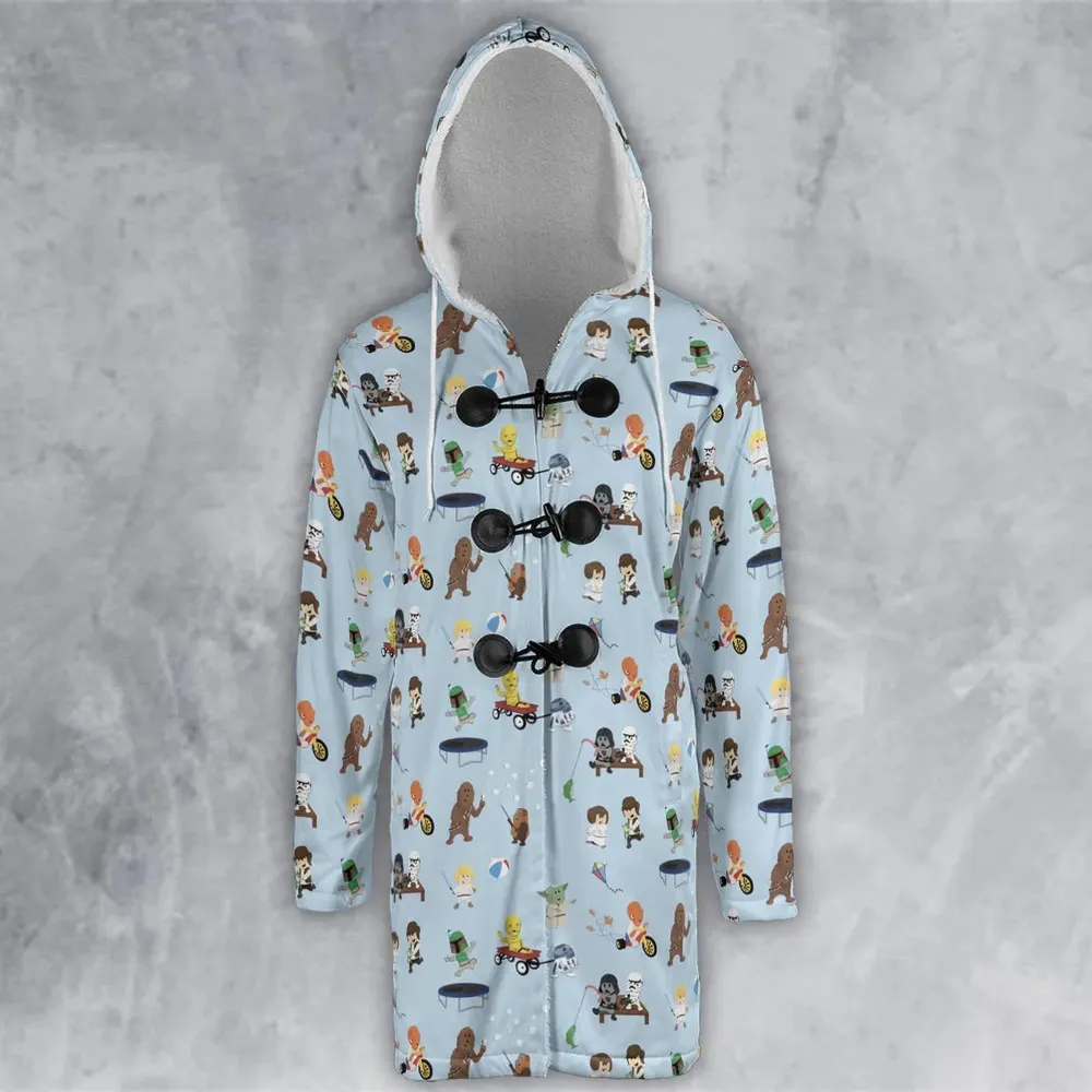 Go Fishing with Star Wars Characters Hooded Cloak Coat - 2