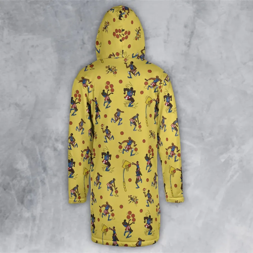 Harlem Globetrotters Hooded Cloak Coat - 3