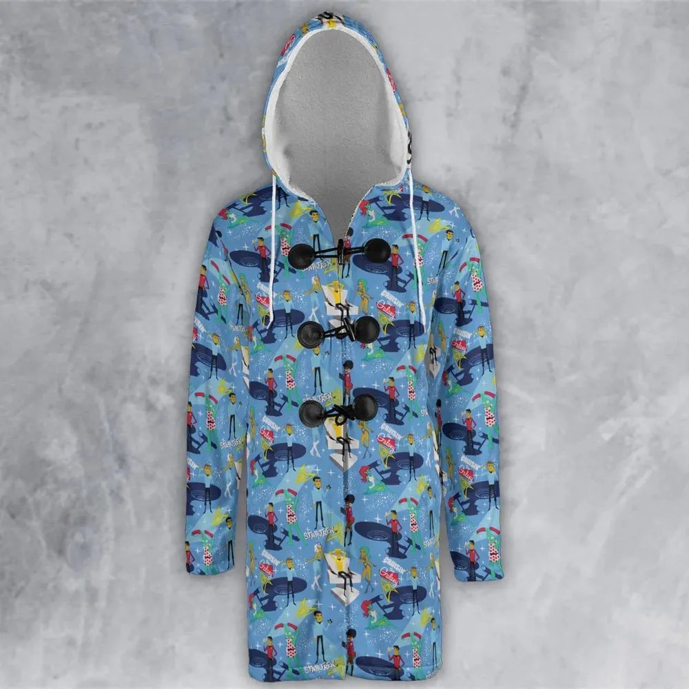 Cruisin' The Galaxy Star Trek Hooded Cloak Coat - 2