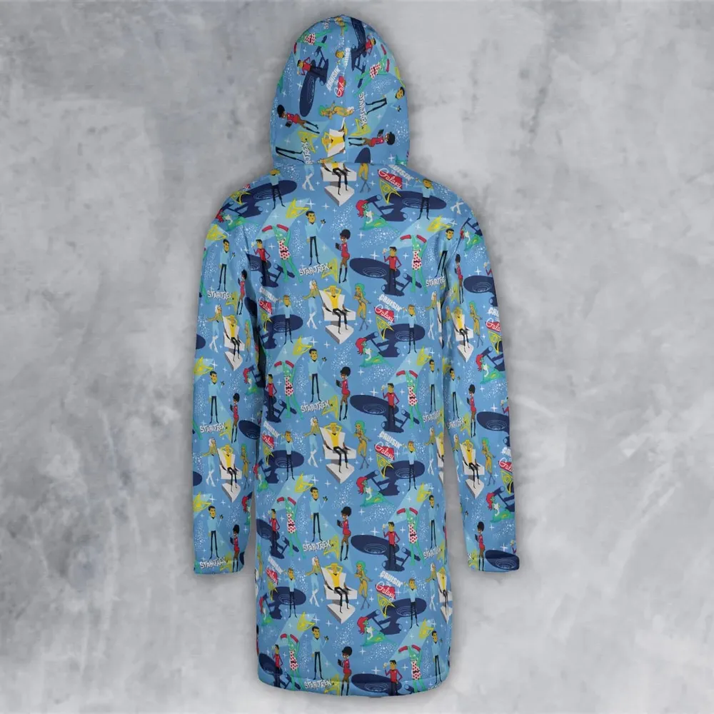 Cruisin' The Galaxy Star Trek Hooded Cloak Coat - 3
