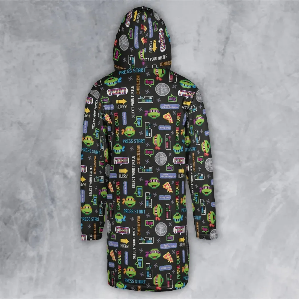 The TMNT Pixel Characters Hooded Cloak Coat - 3