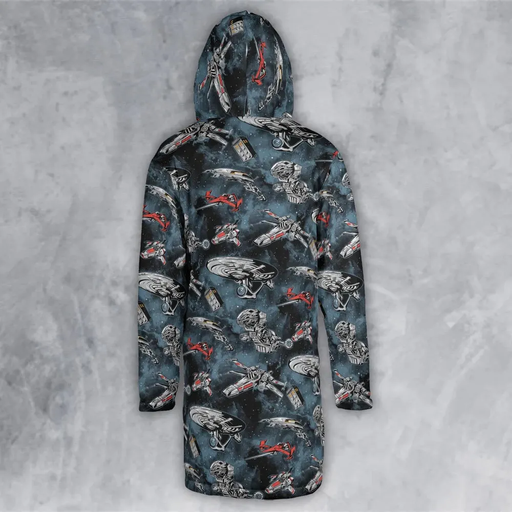 Ultimate Space Fleet Hooded Cloak Coat - 3
