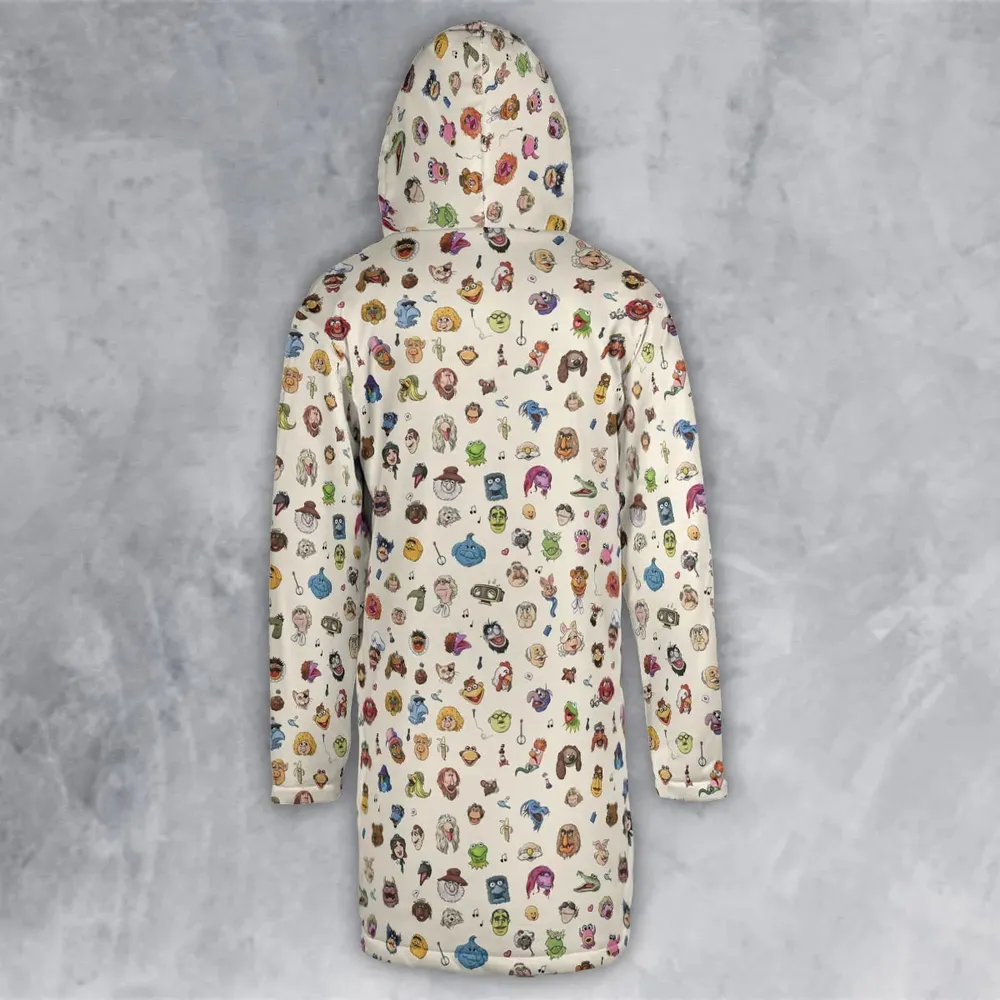 The Muppets Pattern Hooded Cloak Coat - 3