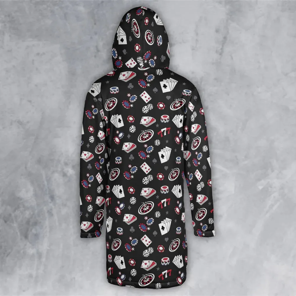 Poker Texas Hold’em Hooded Cloak Coat - 3