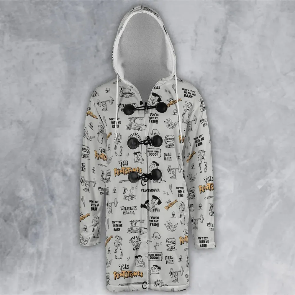 Don't Toy with Me Barn The Flintstones Hooded Cloak Coat - 2