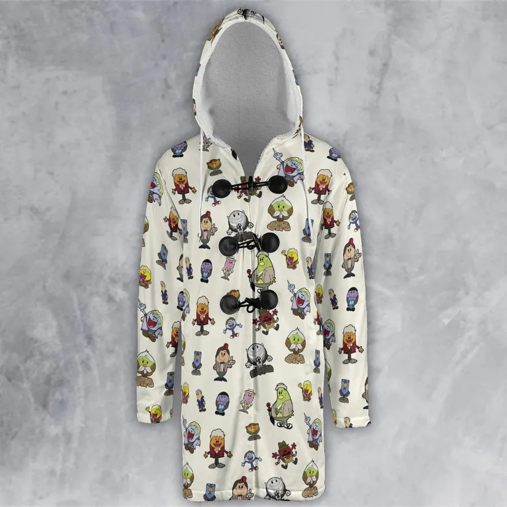 Doctor Who and Mr Men Pattern Hooded Cloak Coat - 2