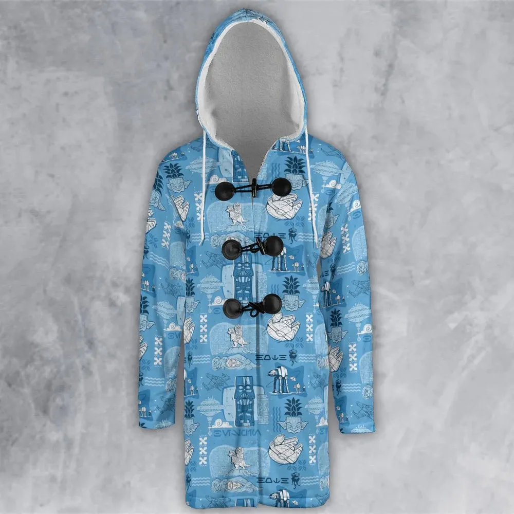 Dark Side Star Wars Tiki Shack Hooded Cloak Coat - 2