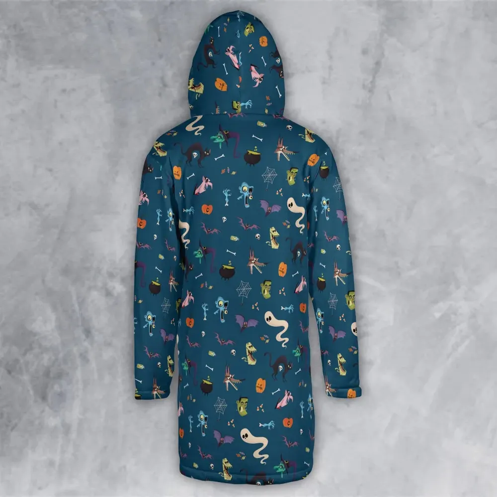 Cute Spooky Classic Monster Hooded Cloak Coat - 3