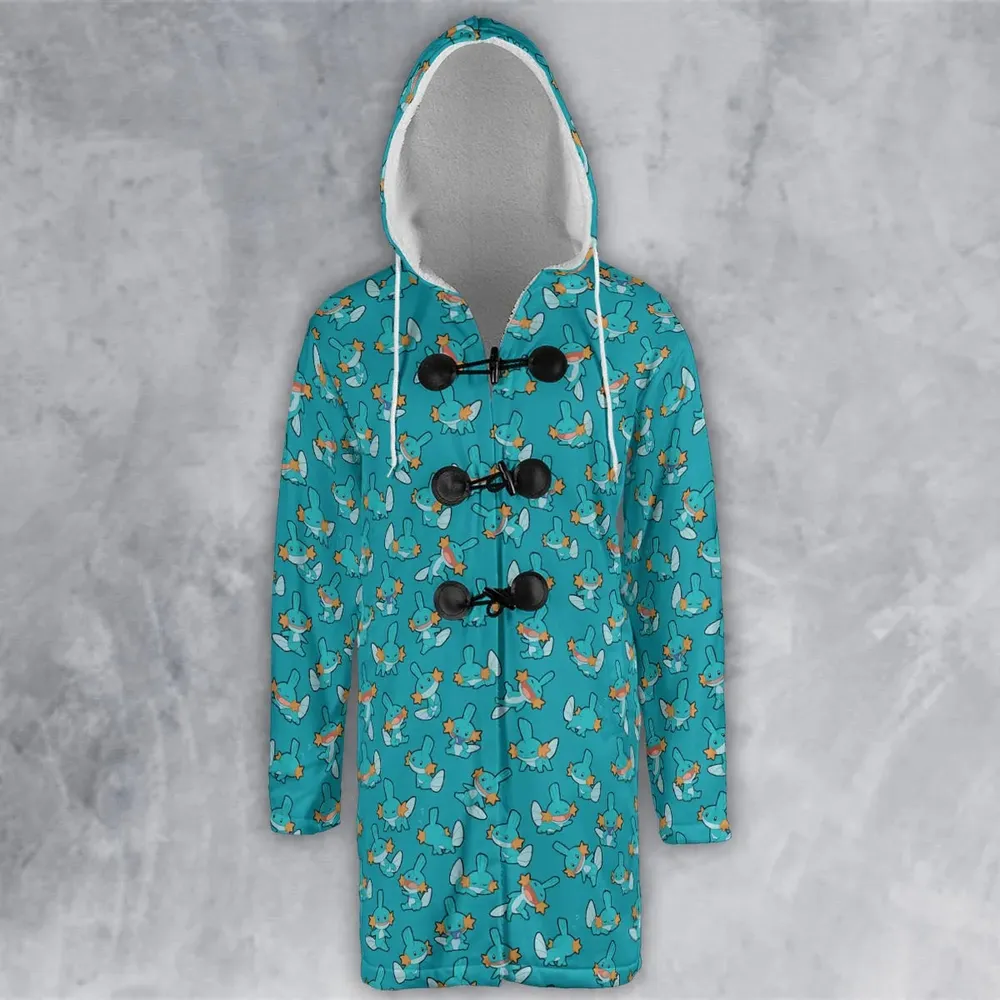 Cute Mudkips Pokemon Hooded Cloak Coat - 2