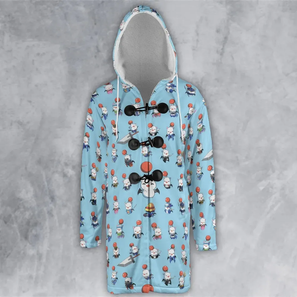 Cute Moogle Final Fantasy Hooded Cloak Coat - 2