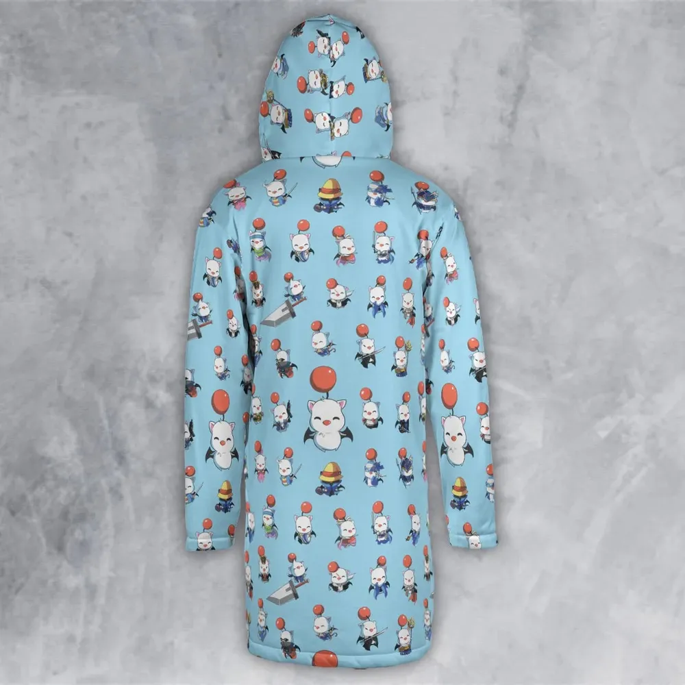 Cute Moogle Final Fantasy Hooded Cloak Coat - 3