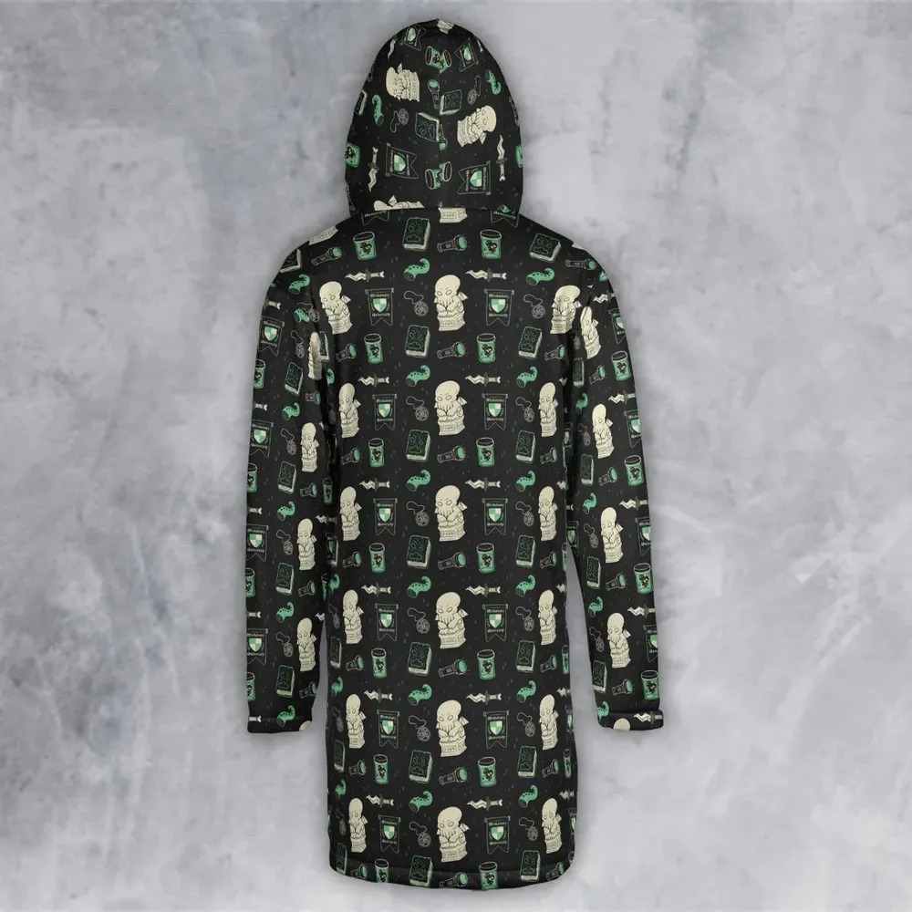 Cthulhu H.P Lovecraft Miskatonic University Hooded Cloak Coat - 3