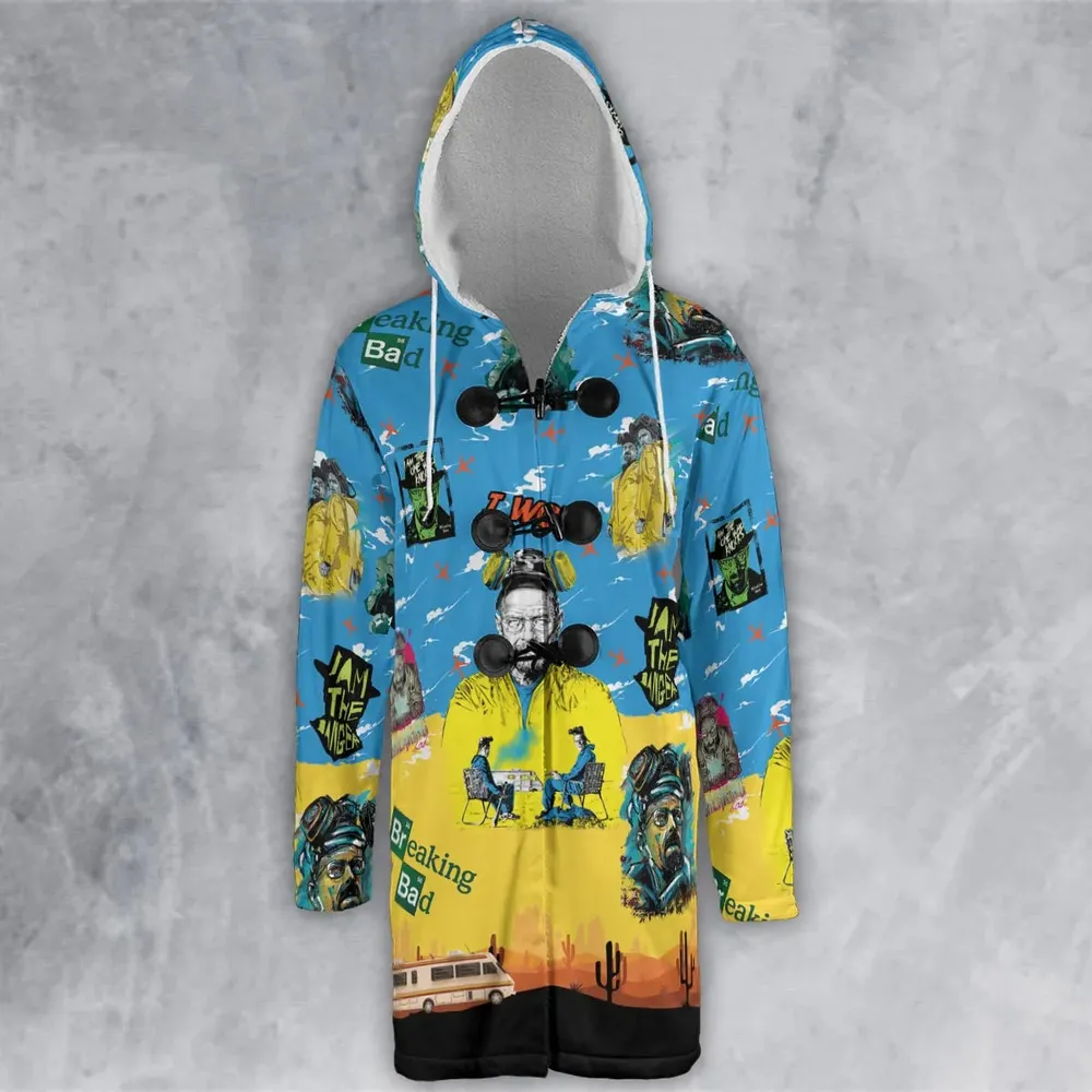 Cooking Meth Breaking Bad Hooded Cloak Coat - 2